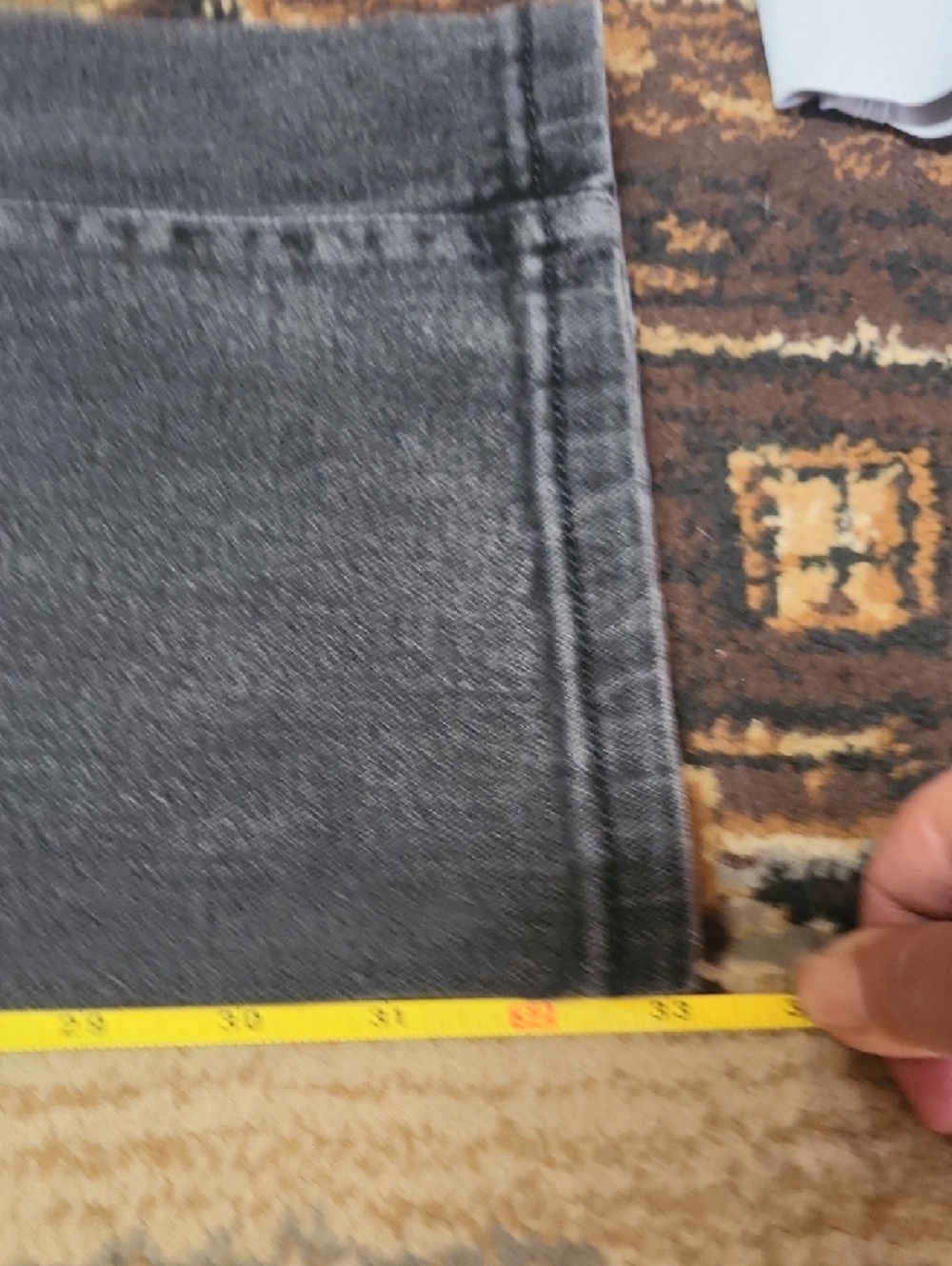 Wrangler Gray Flared Wide Leg Jeans - Picture 6 of 8
